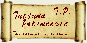 Tatjana Polimčević vizit kartica